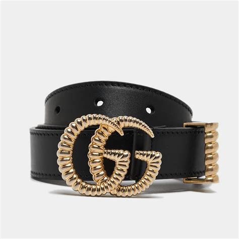 gucci belts double g|gucci leather belt with torchon double g buckle.